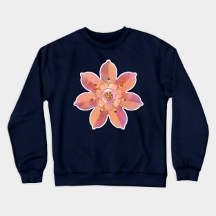 watercolor painted flower Crewneck Sweatshirt